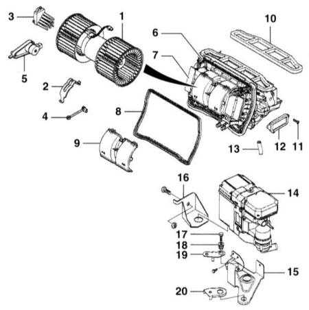 Отопитель и кондиционер воздуха салона BMW 3 (E46)
